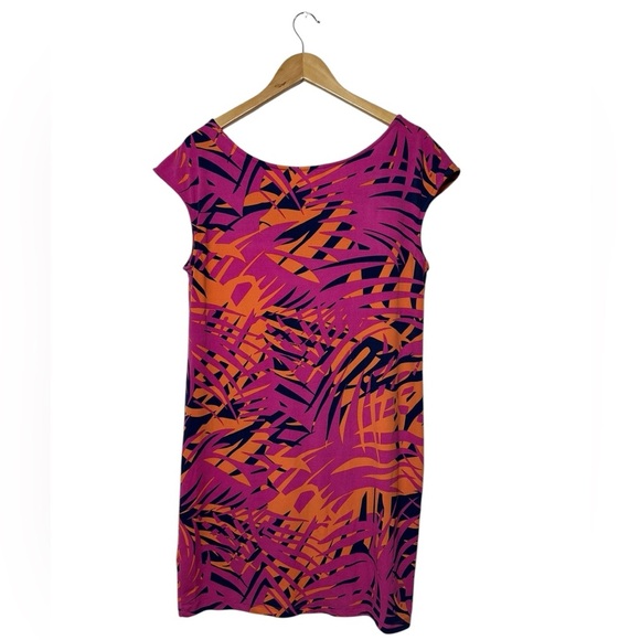 Tori Richard | Bright Mini Dress | Tori Richard Honolulu | Hawaiian | Large - Picture 4 of 4